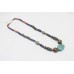 String Necklace Women Oxidized Metal Natural Multi Color Gem Stones D232